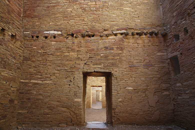 Habitaciones interiores de Pueblo Bonito
